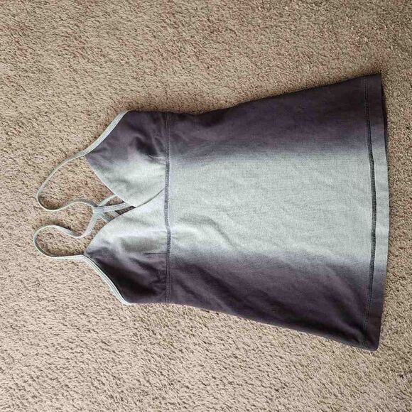 Lululemon Athletica Women's Satya Tank Heathered Grey Size 6 - Picture 8 of 8